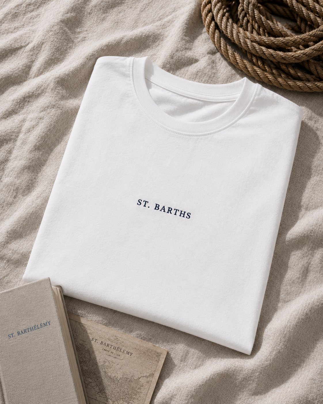 The Saline Tee in White